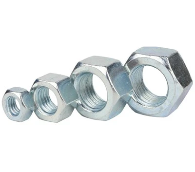 DIN 934 Hex nuts Fasalka 8, Fasalka 10, Galvanized & Steel